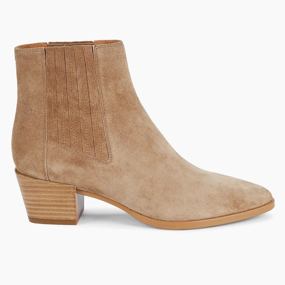 Rag & Bone Rover Suede Chelsea Boots Tan 8.5 - Picture 9 of 10